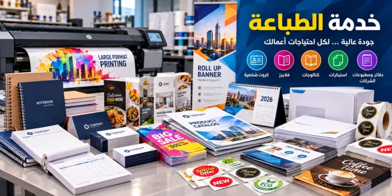 خدمة الطباعة - جي إس للتوريدات العمومية